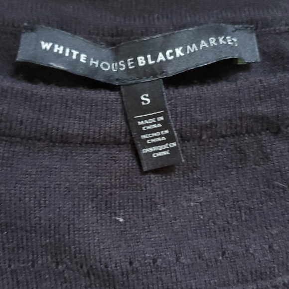 White House Black Market Sweater: black - Picture 3 of 7